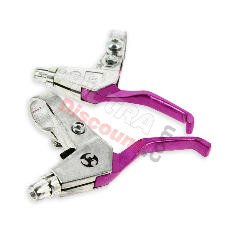 Leve freni in alluminio (viola), Ricambi Racing mini ZPF