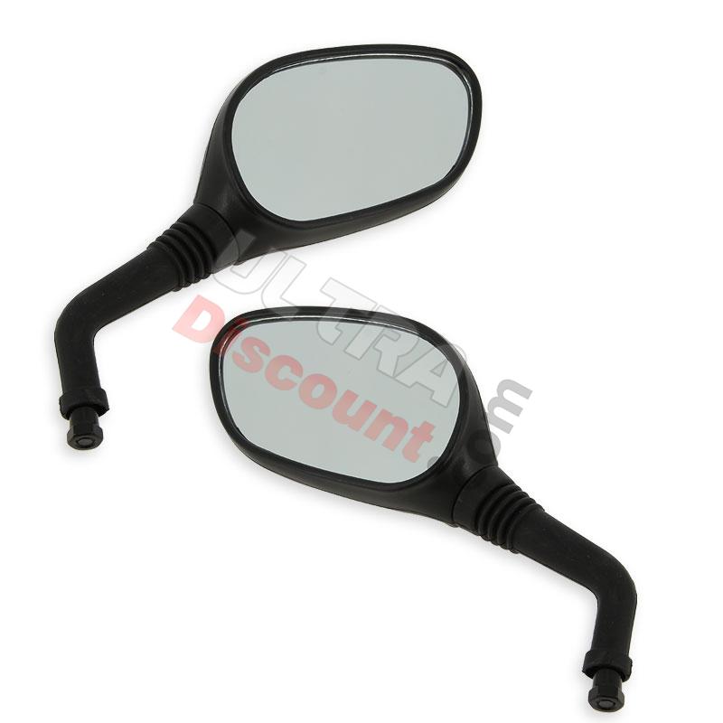 Lotto Specchietto retrovisore per scooter Jonway YY50QT-28 (Nero), Ricambi Scooter Jonway