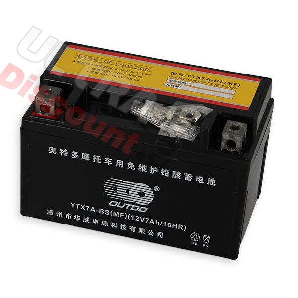 Batteria per Quad Shineray 200cc STIIE-B, Ricambi Shineray 200STIIE e STIIEB