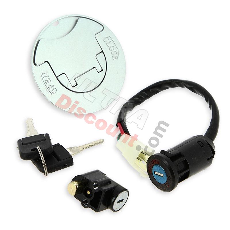Blocchetto accensione completo per Quad Shineray 200cc STIIE-B, Ricambi Shineray 200STIIE e STIIEB