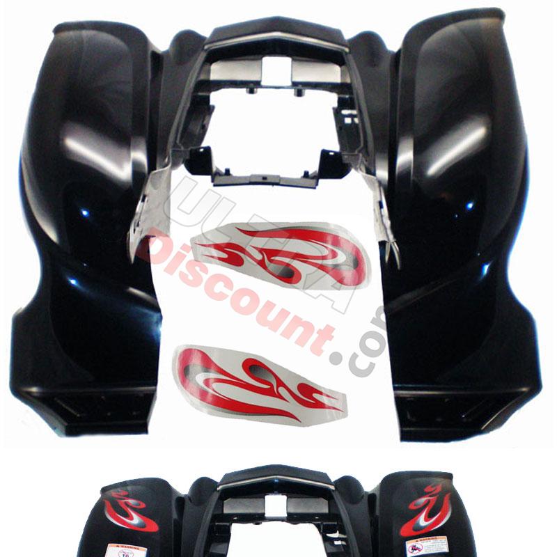Carena posteriore per Quad Shineray 200cc + Adesivi, Ricambi Shineray 200STIIE e STIIEB
