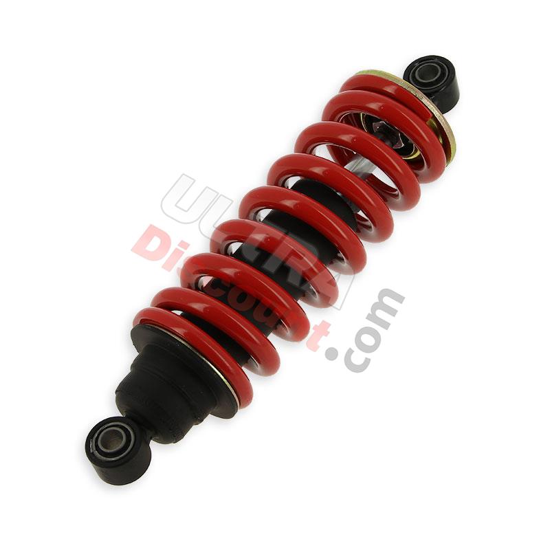 Ammortizzatore posteriore rosso per Quad Shineray 200 cc (245mm), Ricambi Shineray 200STIIE e STIIEB