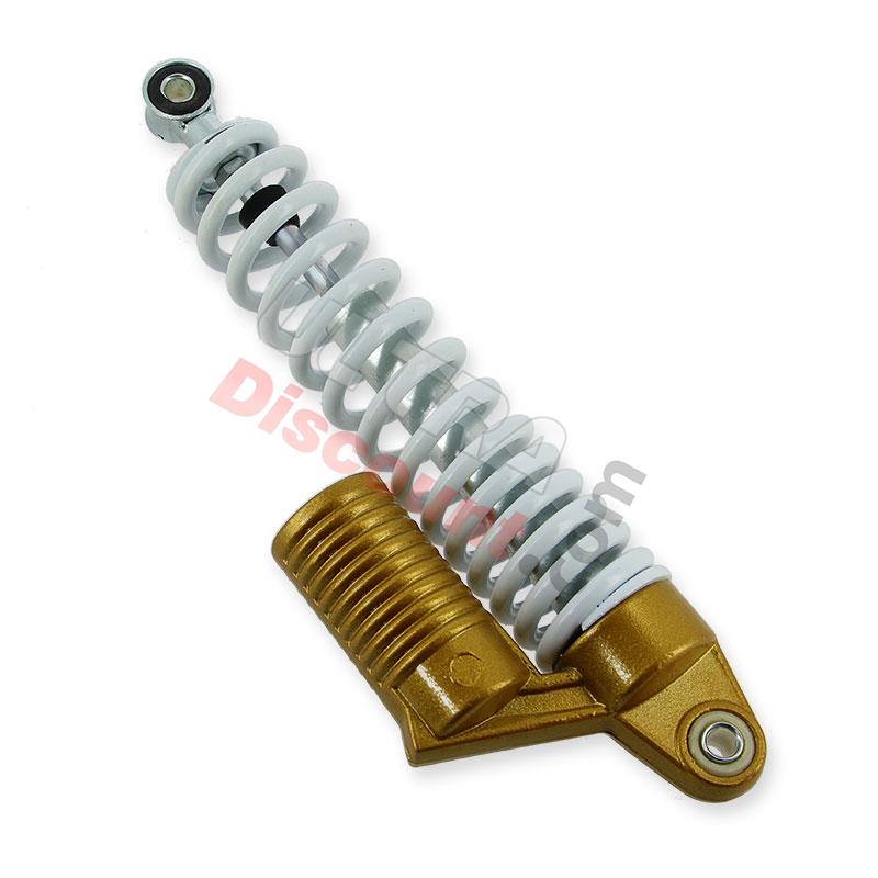 Ammortizzatore anteriore a gas per Shineray 200cc STIIE-B (320 mm) bianco oro, Ricambi Shineray 200STIIE e STIIEB