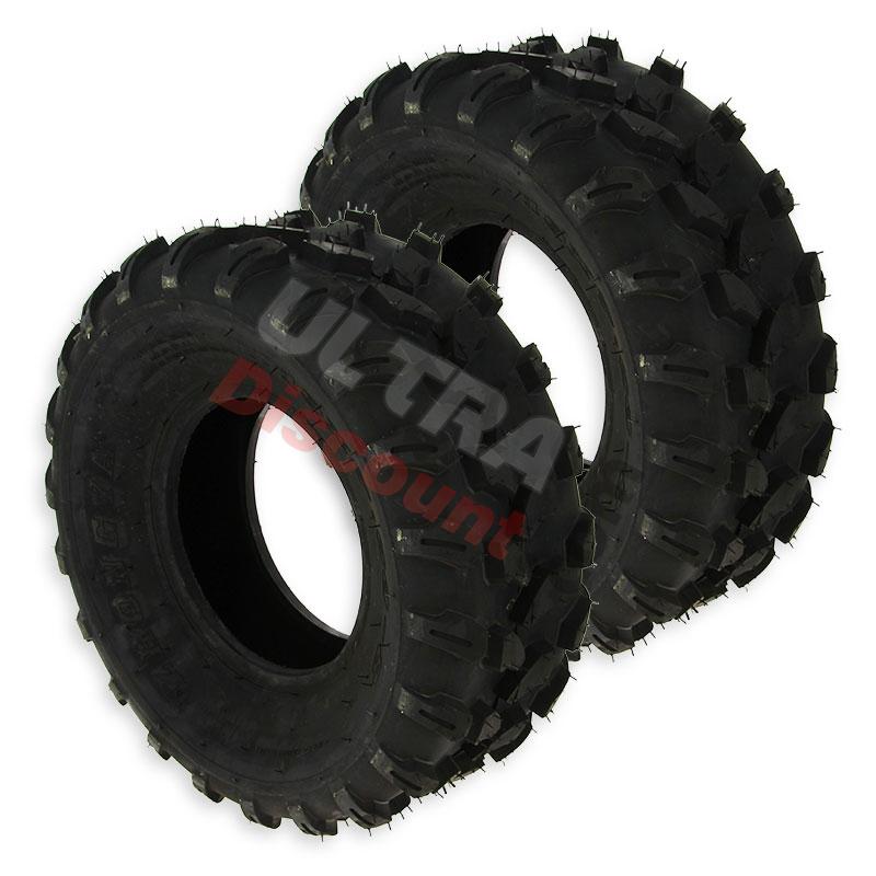 Coppia di pneumatici anteriori per Quad Shineray 200cc (misura 19-7.00-8), Ricambi Shineray 200STIIE e STIIEB