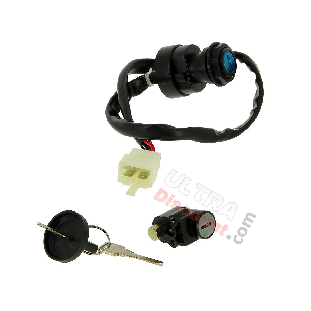 Blocchetto accensione completo per Quad Shineray 250ST-9C, Pezzi Quad Shineray 250 ST9C