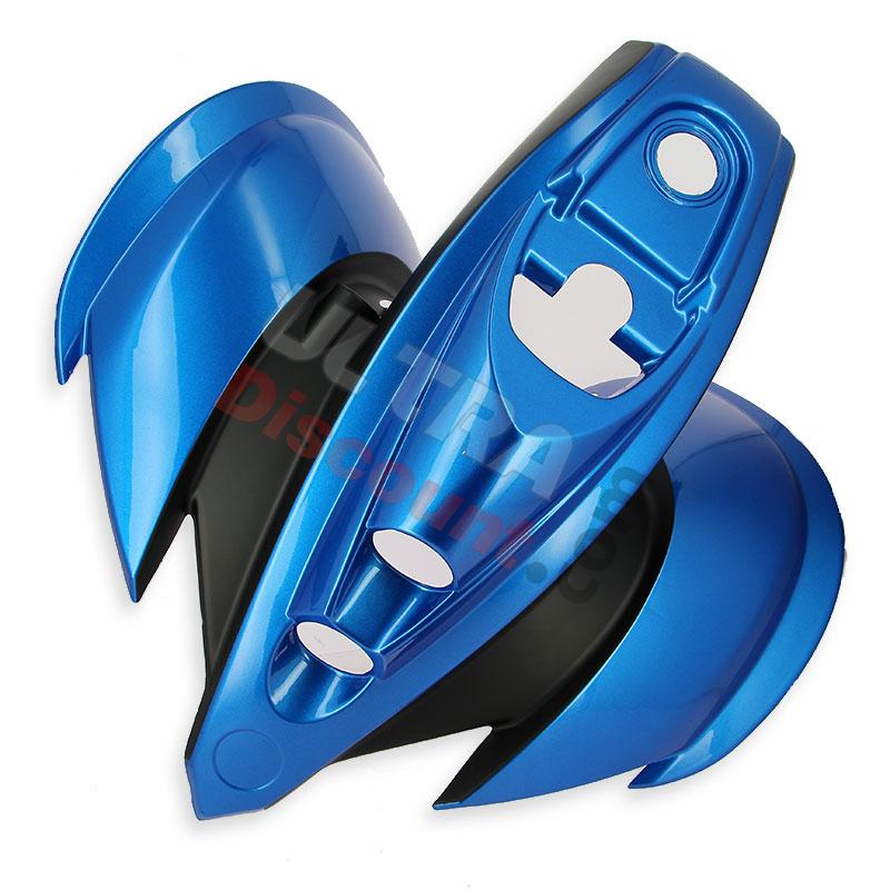 Carena anteriore per Quad Shineray 250cc ST-9E (BLU-Nero), Ricambi quad 250cc STIXE ST9E
