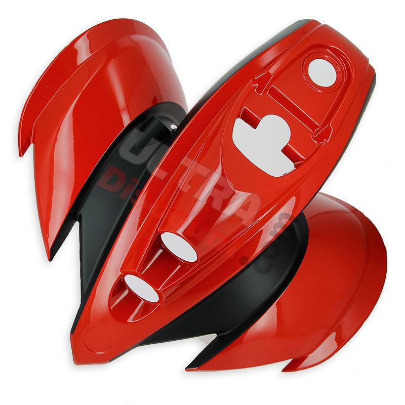 Carena anteriore per Quad Shineray 250cc ST-9E (ROSSO-Nero), Ricambi quad 250cc STIXE ST9E
