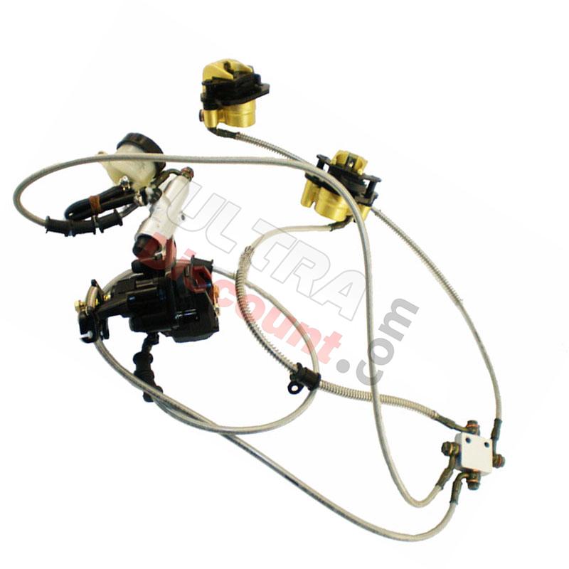 Kit completo freni idraulici per Quad Shineray 250cc STXE, Ricambi Shineray 250 STXE Kit completo freni idraulici per Quad Shineray 250cc STXE, Ricambi Shineray 250 STXE