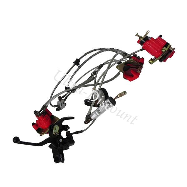 Kit completo freni idraulici per Quad Shineray 350cc (XY350ST-2E), Ricambi Quad Shineray 350cc Kit completo freni idraulici per Quad Shineray 350cc (XY350ST-2E), Ricambi Quad Shineray 350cc