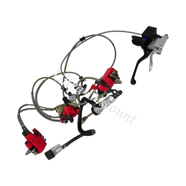 Kit completo freni idraulici per Quad Shineray 350cc (XY350ST-E), Ricambi Quad Shineray 350cc Kit completo freni idraulici per Quad Shineray 350cc (XY350ST-E), Ricambi Quad Shineray 350cc