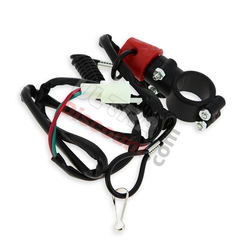 Interruttore spegnimento distacco per mini supermotard, Ricambi pocket supermoto