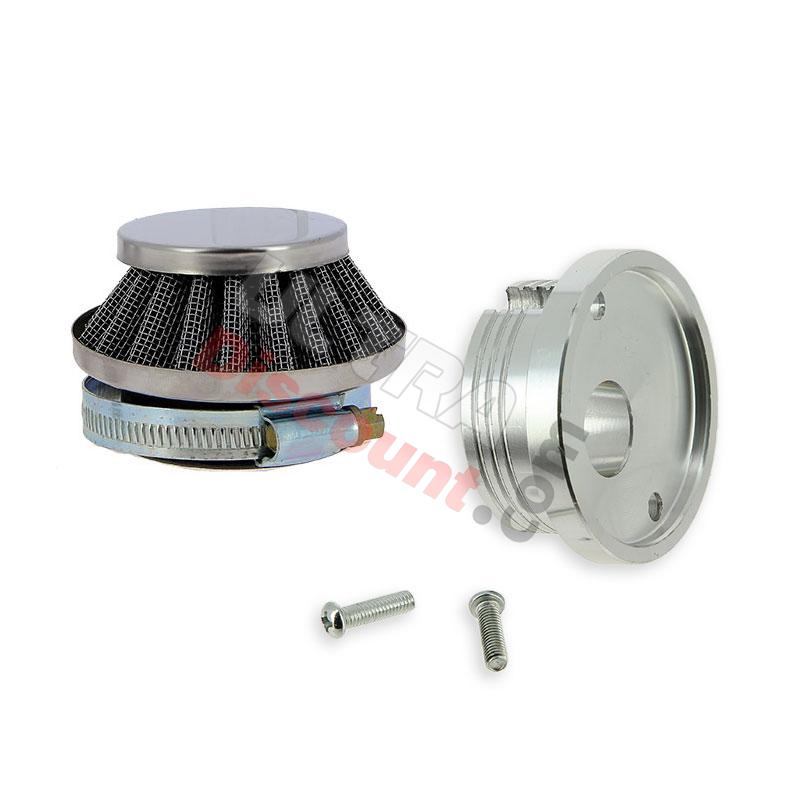 Filtro aria di alta qualità + adattatore di 40 mm, Ricambi pocket supermoto