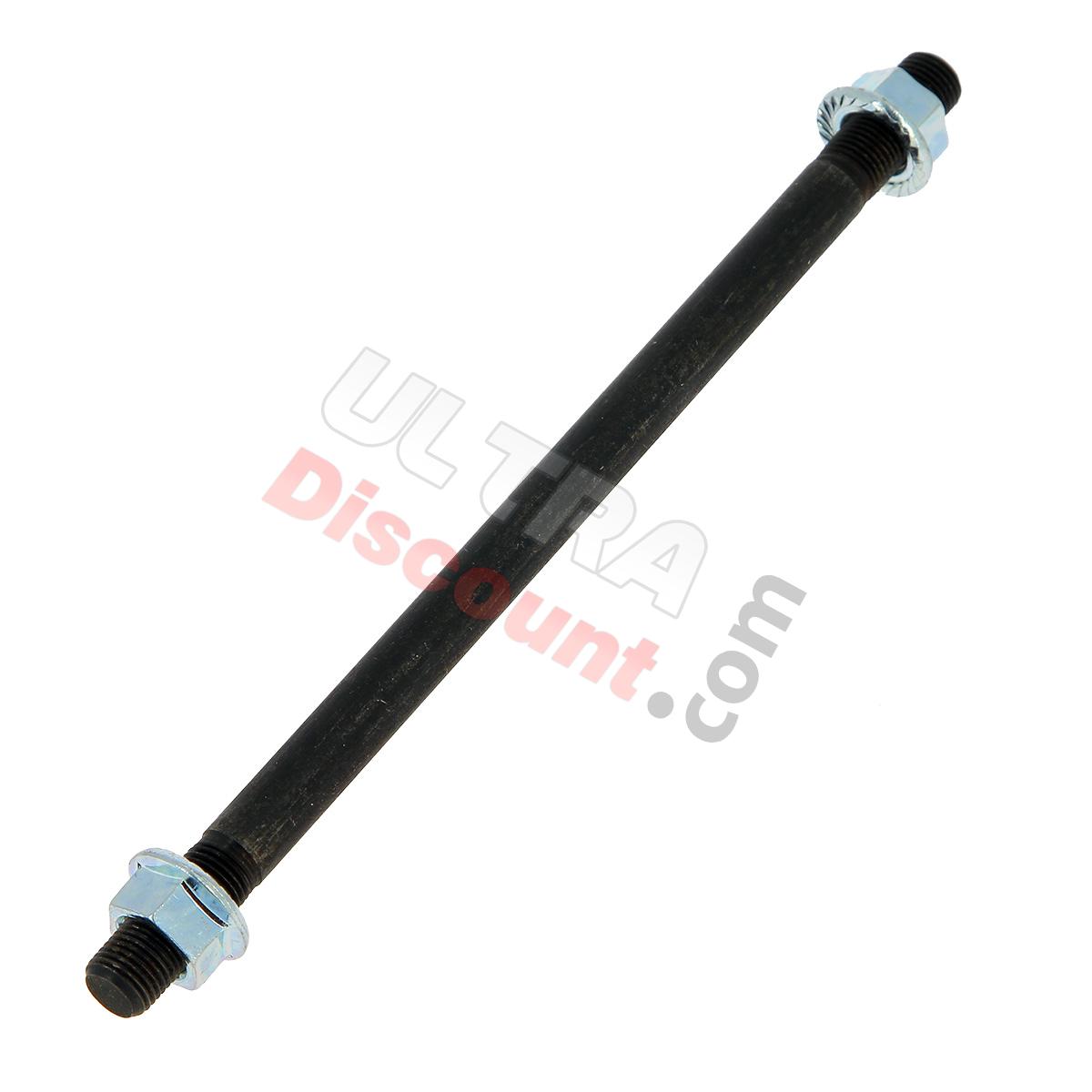 Asse ruota anteriore + dadi per mini moto ( 185 mm), Ricambi pocket supermoto