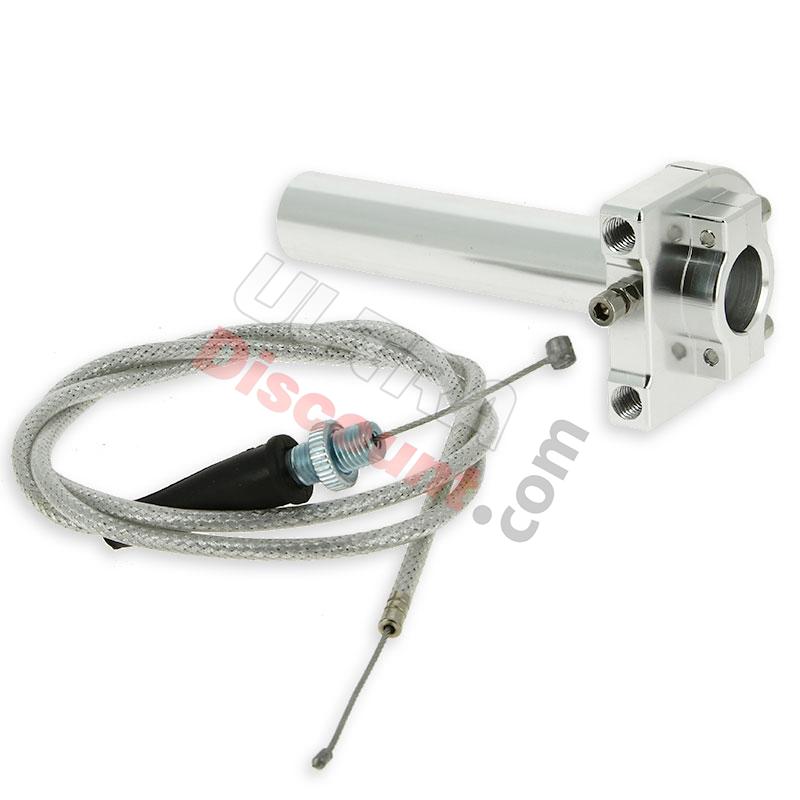 Manopola acceleratore rapida di qualità (Alu) + Cavo, Ricambi Pocket replica R1