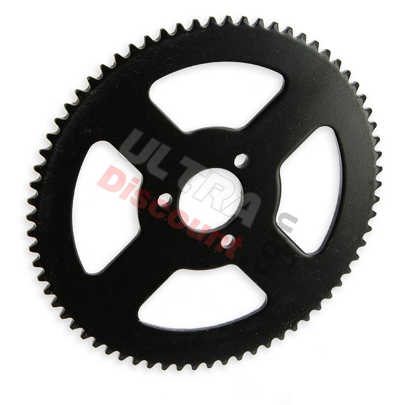 Corona rinforzata a 70 denti passo piccolo Supermotard, Ricambi pocket supermoto