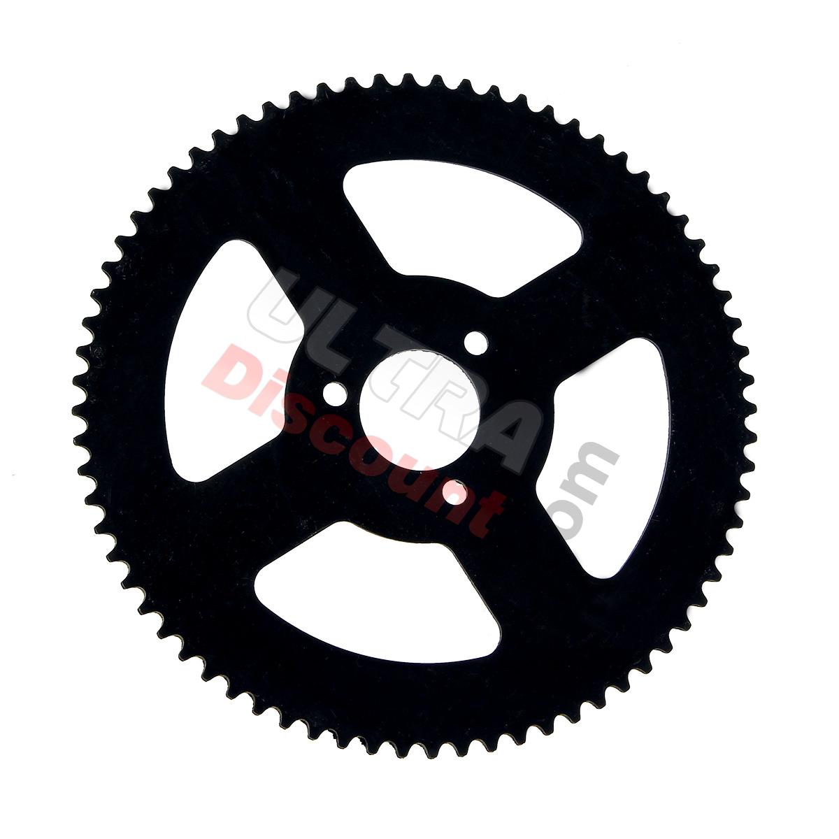 Corona rinforzata a 72 denti (passo piccolo) Tipo 1, Ricambi pocket supermoto