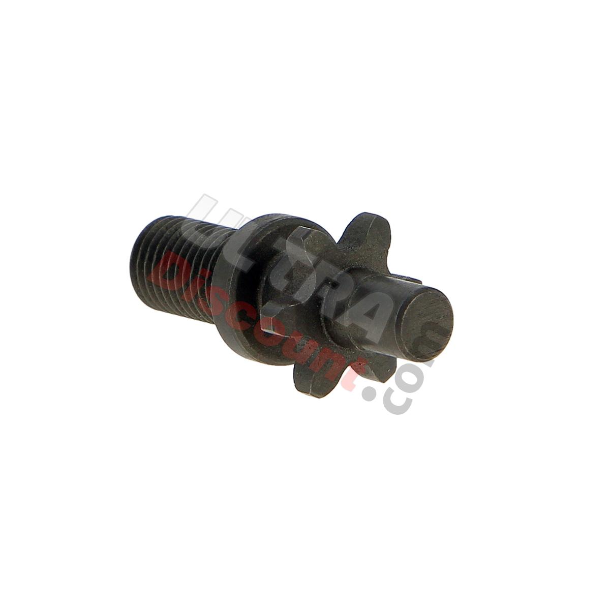 Pignone rinforzato 6 denti passo piccolo (tipo B), Ricambi pocket supermoto
