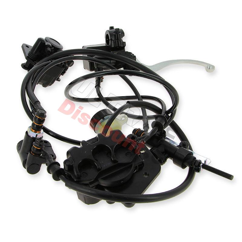 Kit completo freni idraulici per Skyteam Trex 125cc (Euro4 - Euro 5), Ricambi Trex Skyteam Kit completo freni idraulici per Skyteam Trex 125cc (Euro4 - Euro 5), Ricambi Trex Skyteam