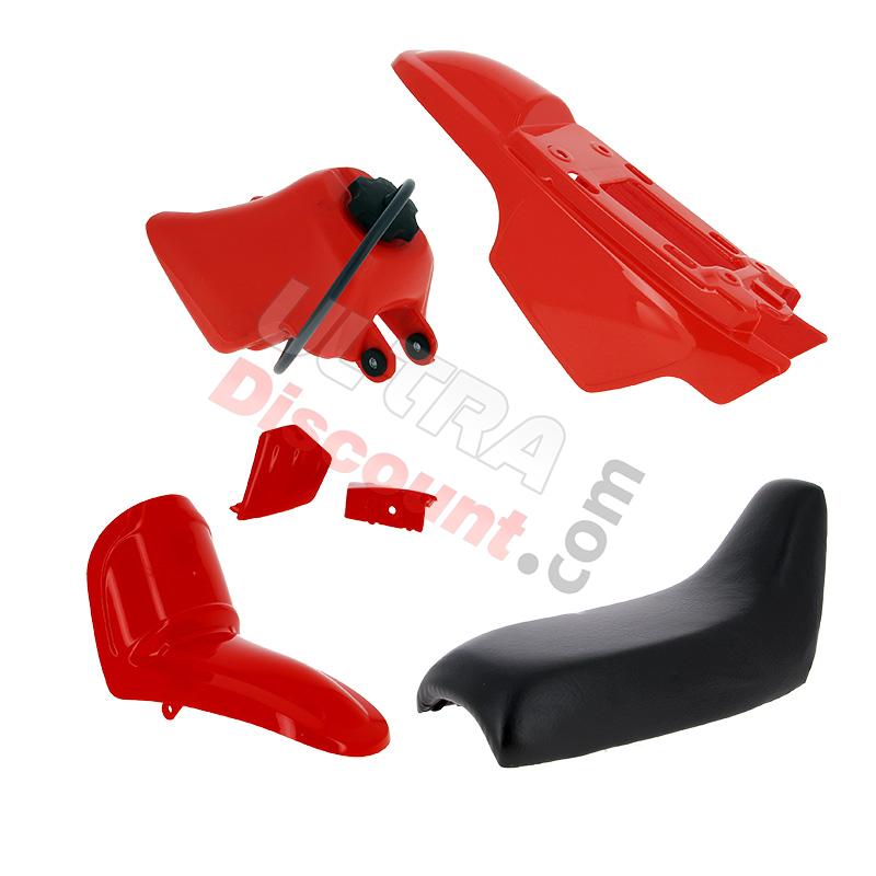 Carena completo per Yamaha PW50 (Rosso), ricambi YAMAHA PW50 Carena completo per Yamaha PW50 (Rosso), ricambi YAMAHA PW50