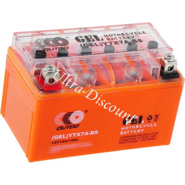 Batteria Gel OUTDO per scooter Baotian BT49QT-12 (150x85x92.5) , Ricambi Baotian BT49QT-12