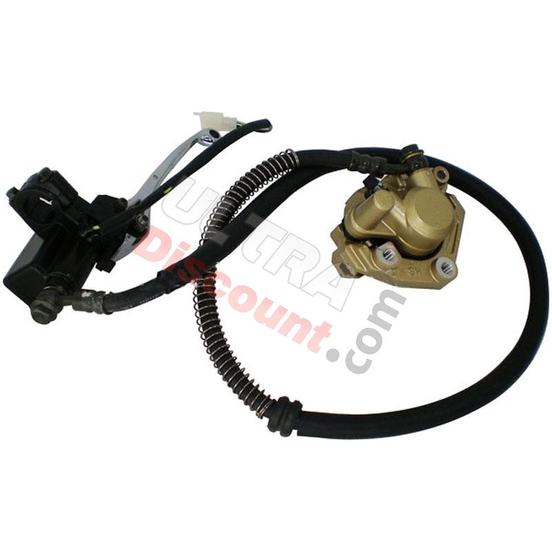 Freno anteriore completo per scooter Baotian BT49QT-12 , Ricambi Baotian BT49QT-12
