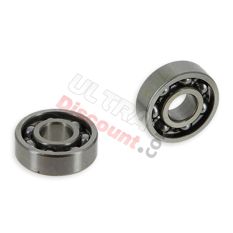 Coppia di cuscinetti per ruota per Baotian 50cc BT49QT-12 (6201), Ricambi Baotian BT49QT-12