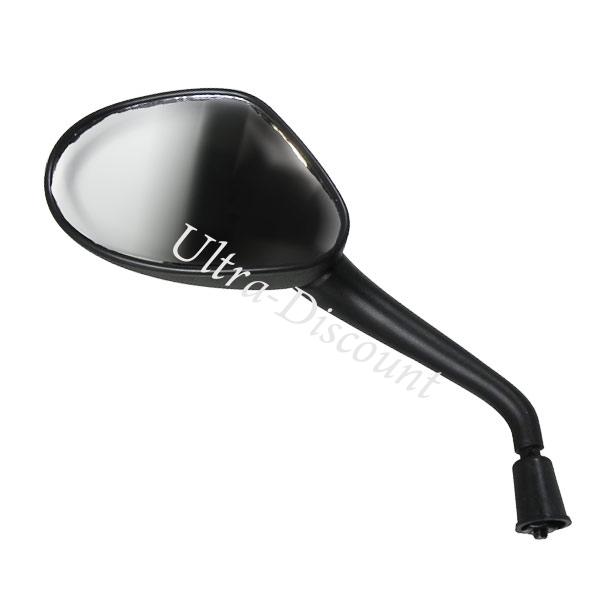 Specchietto retrovisore sinistro per scooter Baotian BT49QT-12 (Nero - Tipo 2), Ricambi Baotian BT49QT-12