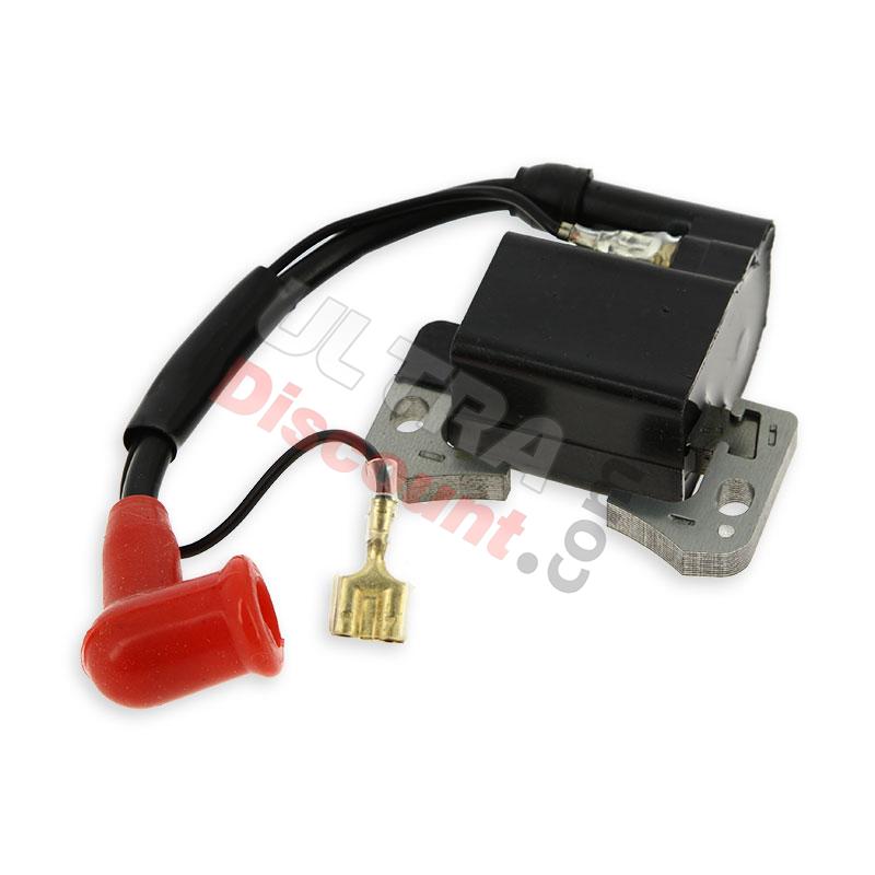 Bobina avviamento per mini moto con pipetta schermata in silicone, Ricambi mini quad