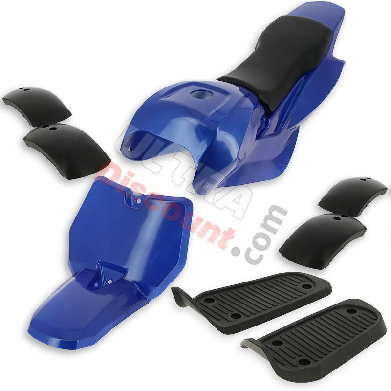 Carena mini quad blu tipo 3, Ricambi mini quad