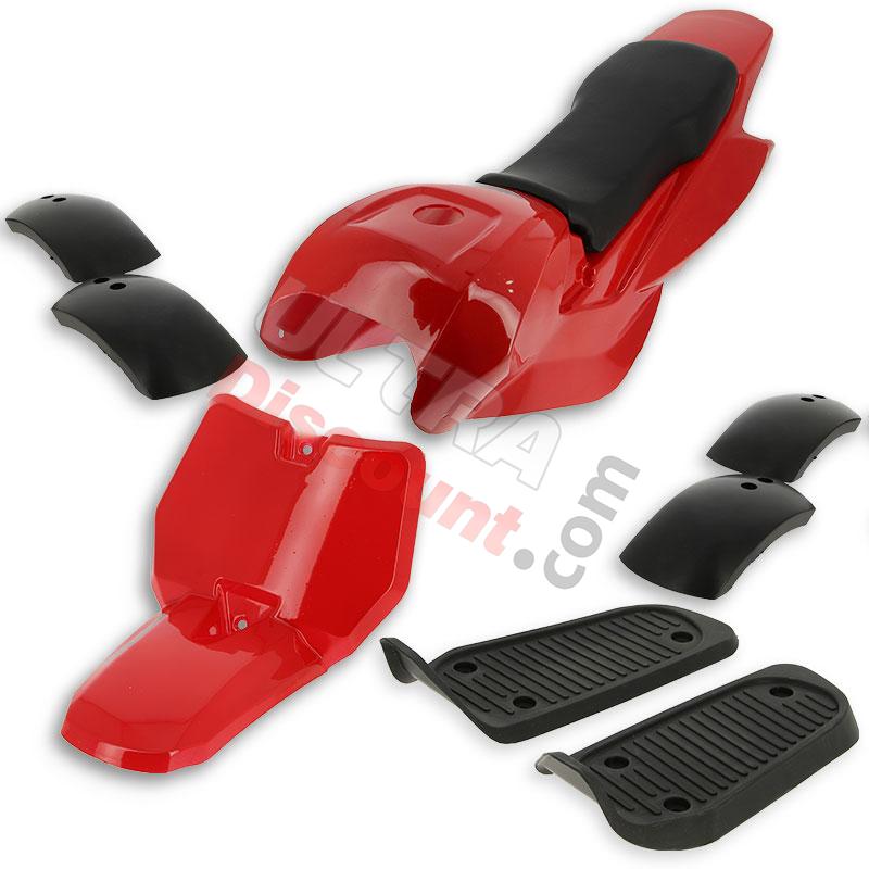 Carena mini quad Rosso tipo 3, Ricambi mini quad