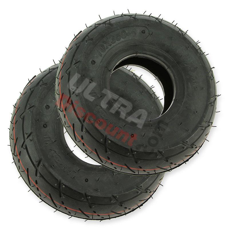 Kit di 2 pneumatici 10x350-4 per mini quad, Ricambi mini quad