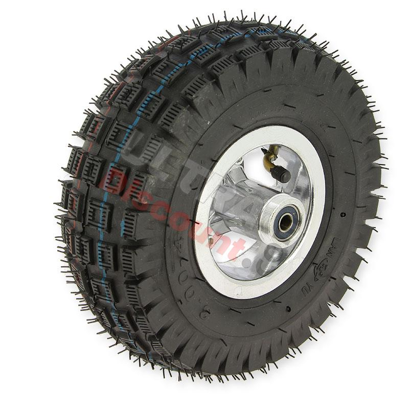 Ruota posteriore completa 3.00-4 pocket quad, Ricambi mini quad
