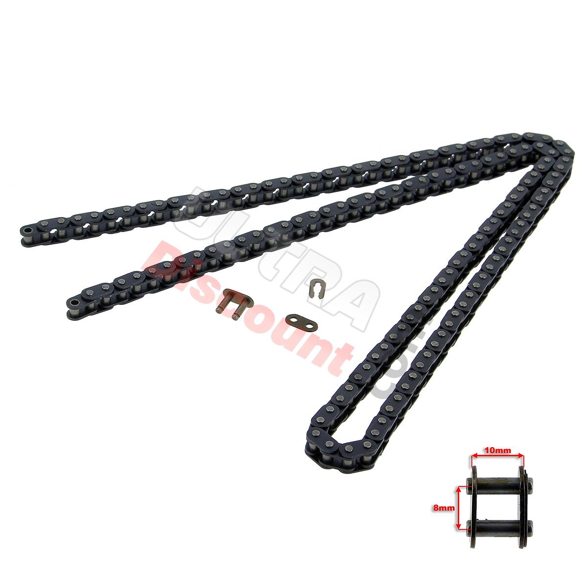 Catena rinforzata 68  Grandi Maglie (tipo TF8), Ricambi mini quad