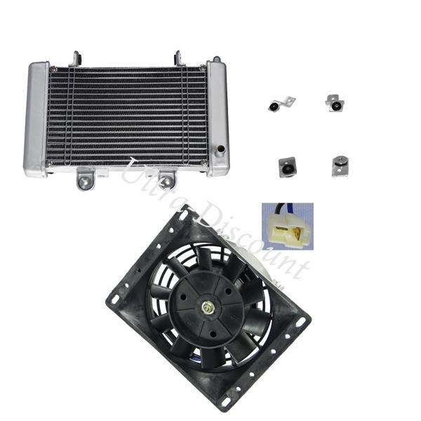 Radiatore + Kit adeguamento + ventola per quad Shineray 250 cc STIXE, Ricambi quad 250cc STIXE ST9E Radiatore + Kit adeguamento + ventola per quad Shineray 250 cc STIXE, Ricambi quad 250cc STIXE ST9E
