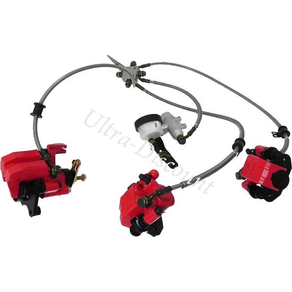 Kit completo freni idraulici per Quad Shineray 200cc (XY200ST-6A), Ricambi Shineray 200 ST6A