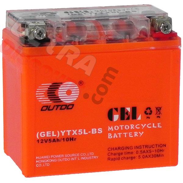 Batteria Gel per scooter 50cc (113x70x110), Parti di scooter cinesi