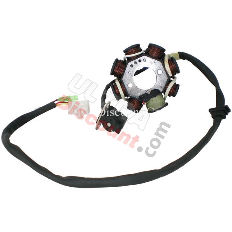 Statore per scooter cinese 125cc, Parti di scooter cinesi Statore per scooter cinese 125cc, Parti di scooter cinesi