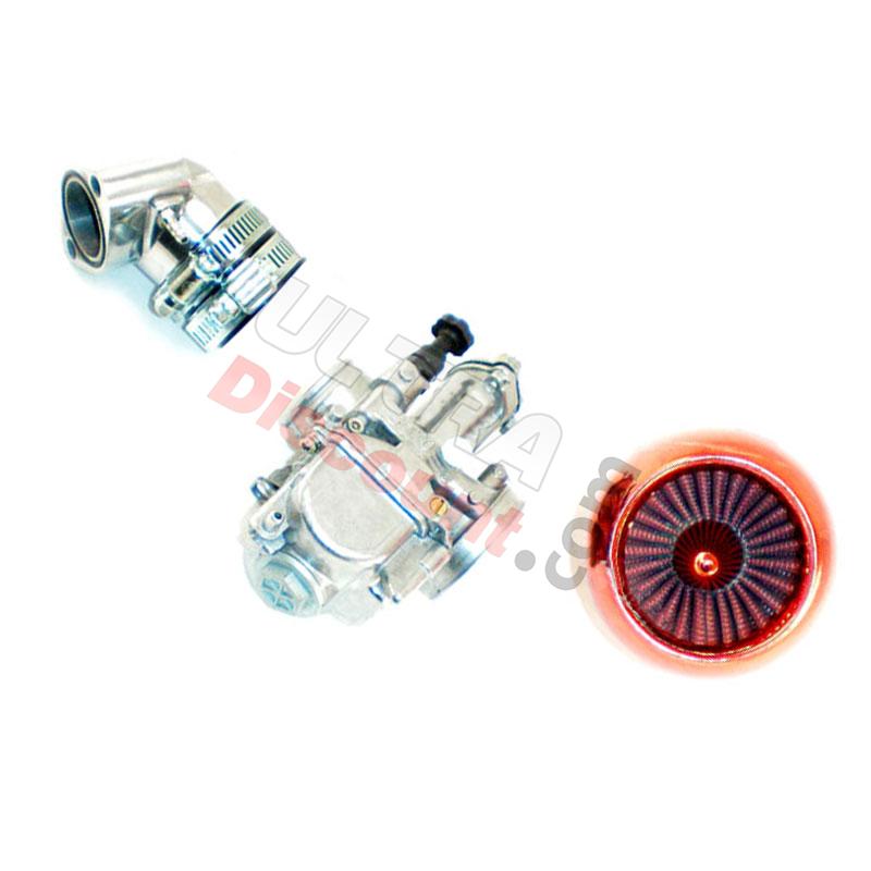 Carburatore 28 mm completo + filtro aria Racing, Parti di scooter cinesi Carburatore 28 mm completo + filtro aria Racing, Parti di scooter cinesi