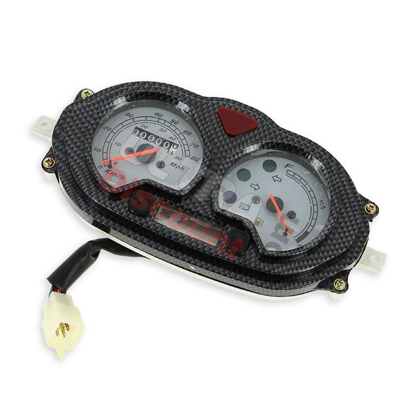 Tachimetro per scooter cinese 125cc, Parti di scooter cinesi Tachimetro per scooter cinese 125cc, Parti di scooter cinesi