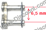 Catena Rinforzata per mini moto 68 Maglie Passo piccolo, Ricambi Moto Nitro Catena Rinforzata per mini moto 68 Maglie Passo piccolo, Ricambi Moto Nitro