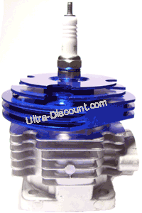 Kit 53cc 4 transferts asse di 12 mm (tipo B, Blu), Ricambi Mini moto cross Kit 53cc 4 transferts asse di 12 mm (tipo B, Blu), Ricambi Mini moto cross