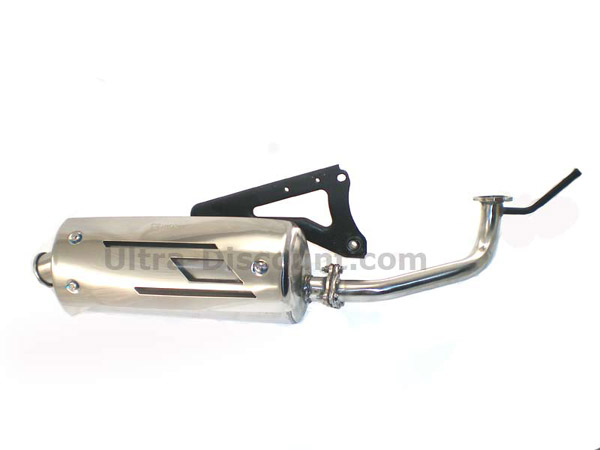 Marmitta per scooter cinese 50cc a 2 tempi, Parti di scooter cinesi Marmitta per scooter cinese 50cc a 2 tempi, Parti di scooter cinesi