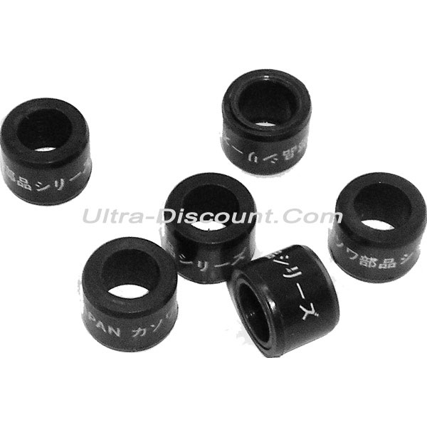 Lotto di 6 rulli per variatore per scooter Baotian 50cc 4 tempi (8.5g)  , Ricambi Baotian BT49QT-9