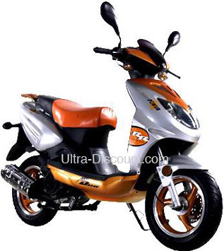 Scooter 2 tempi 50cc Arancione, Scooter cinesi 50cc Scooter 2 tempi 50cc Arancione, Scooter cinesi 50cc