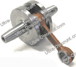 Kit 53cc 4 transferts + albero motore asse 10 mm (tipo B, oro), Ricambi Mini moto cross Kit 53cc 4 transferts + albero motore asse 10 mm (tipo B, oro), Ricambi Mini moto cross