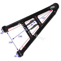 Triangolo sospensione inferiore destra per quad 200cc Shineray (345mm) Bilder 1