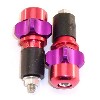 Tappi protezione maniglia Rosso-viola (tipo 2), ricambi YAMAHA PW80