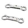 Coppia di teste forcella per mini moto 34mm, Ricambi Mini moto cross