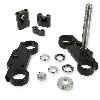 Testa forcella completa 45x48x160 per Pit Bike (typo 2) - NERO, Ricambi Pit Bike