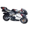 Minimoto 49cc Alta qualità Bianco e nero, Mini moto